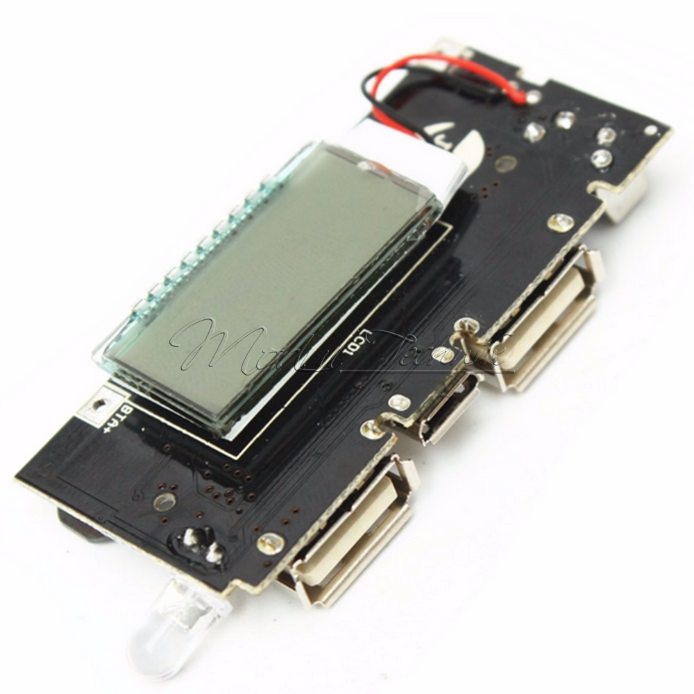 Dual USB 5V 1A 2.1A Mobile Power Bank 18650 Battery Charger PCB Module