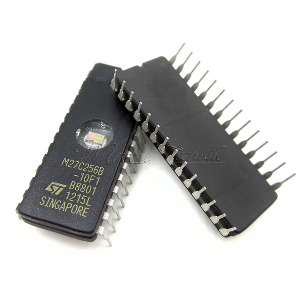 EPROM 27C256-100 32Kx8 100ns M27C256B-10F1 CMOS von STM