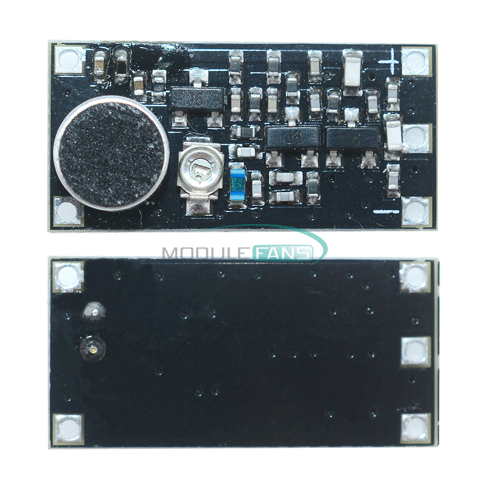 Transmetteur FM Microphone Sans Fil Surveillance Fréquence 88-108 MHz haut module