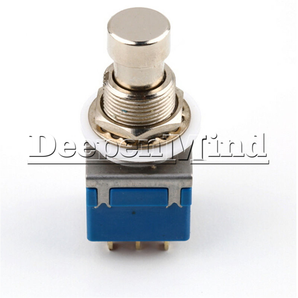 1//2//5//10PCS 9-pin Guitar Effects Pedal Box Stomp Bypass 3PDT Foot Metal Switch