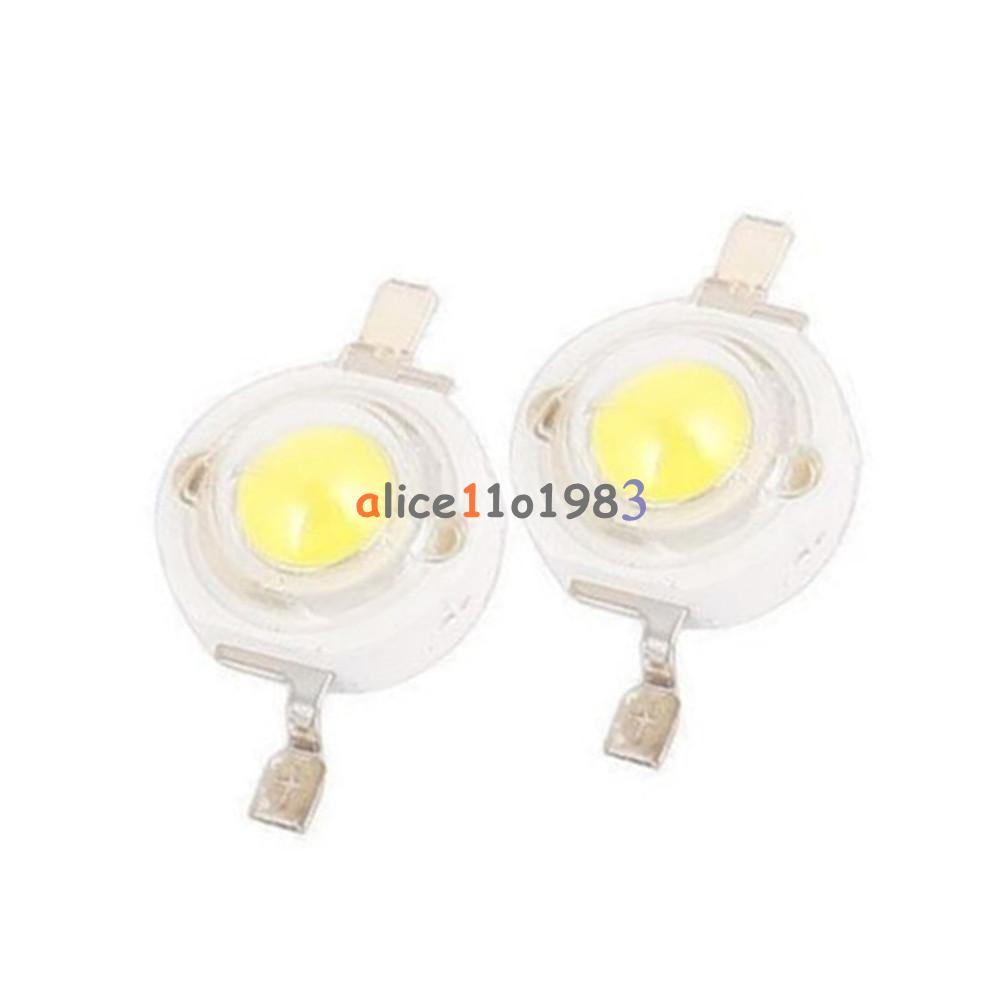 20//50//100pcs 1W High Power Chip LED Bulb Diodes Lamp Bead Warm//Pure White Red