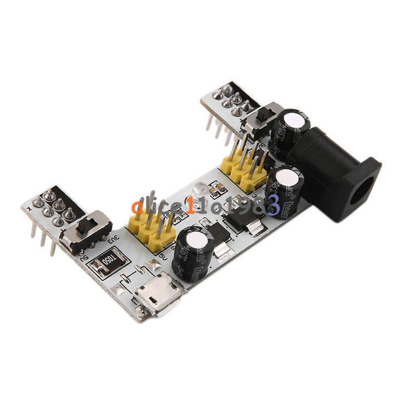 MB102 Breadboard Power Supply Module DC7-12V For Arduino Bread Board ...