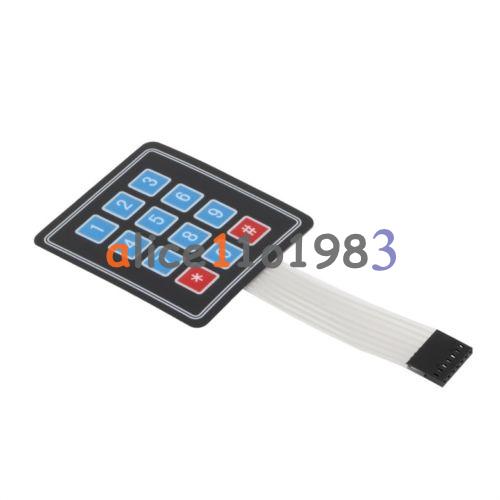 size matrix keypad Keyboard 3 Membrane 12 x 4 Keypad Switch Key Array Matrix size matrix keypad Keyboard 3 Membrane 12 x 4 Keypad Switch Key Array Matrix