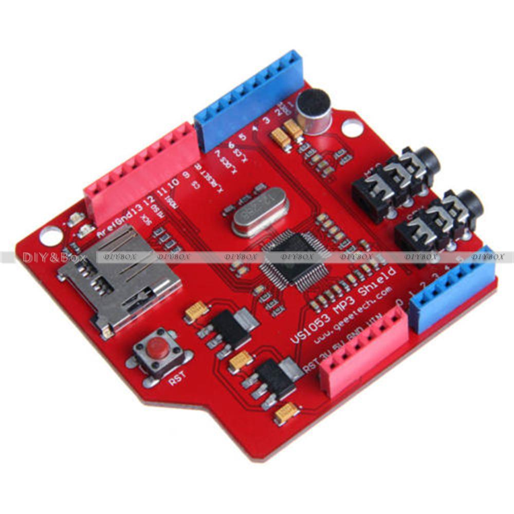 IC VS1053B VS1053 MP3 Music Shield Board Module TF/ SD Card Slot ...