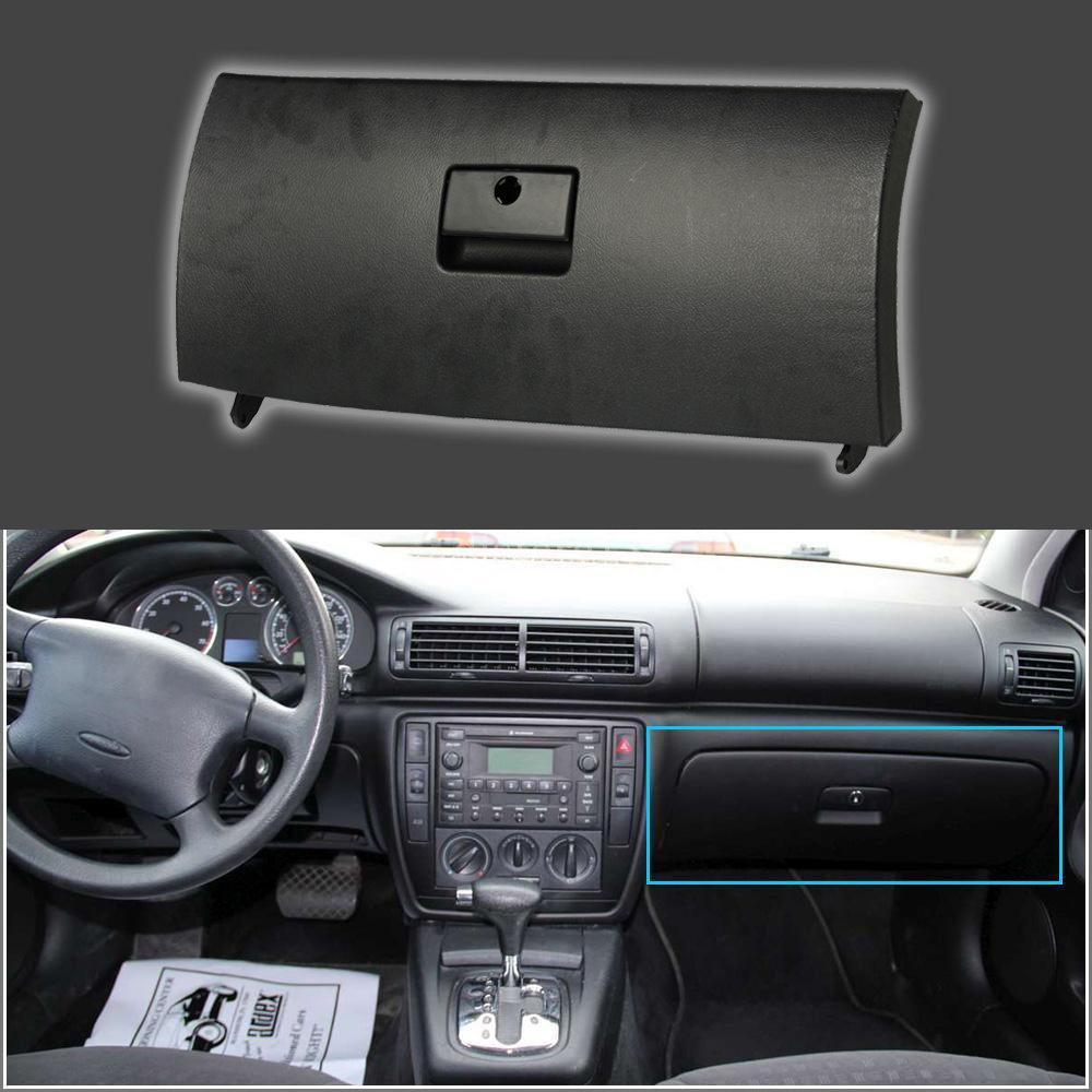 Black Door Lid Glove Box Cover Replacement for VW GOLF JETTA A4 MK4