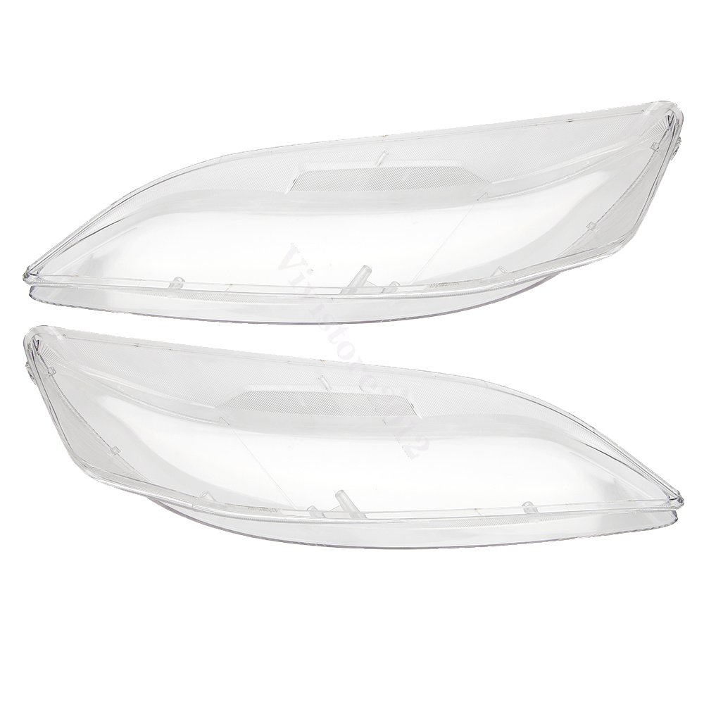 Pair Replacement Headlight Headlamp  positive Lens Cover Shell  