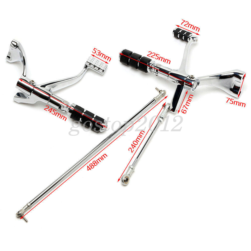 Motorcycle Forward Controls Foot Pegs For Harley Sportster XL 1200C