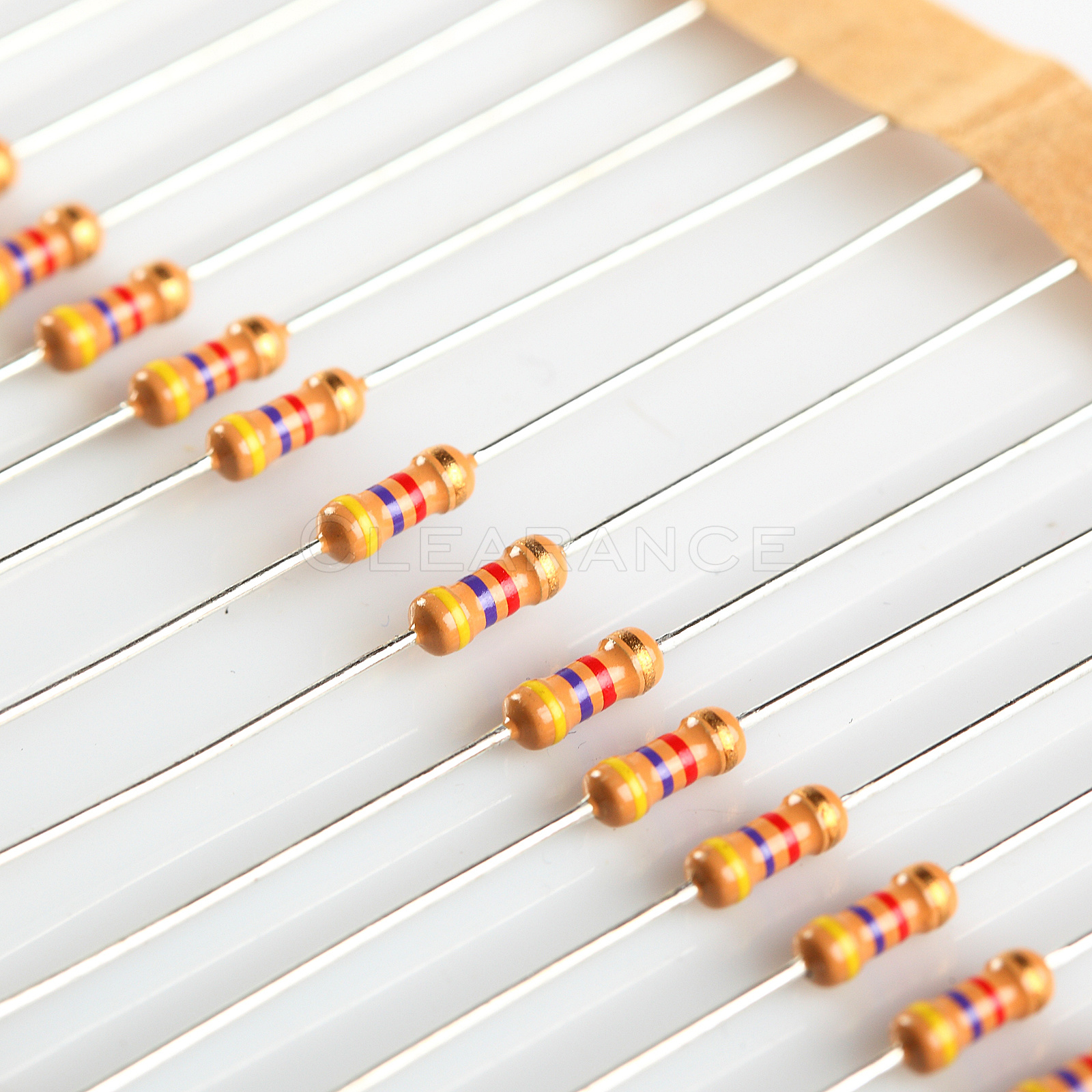 YOKIVE 2 Pcs Aluminium Boîtier Résistance, Bureau LED Convertisseur Remplacement Bobiné Résistance, Excellent Pour Quotidien Utilisation (Or, 10W 50 Ohm