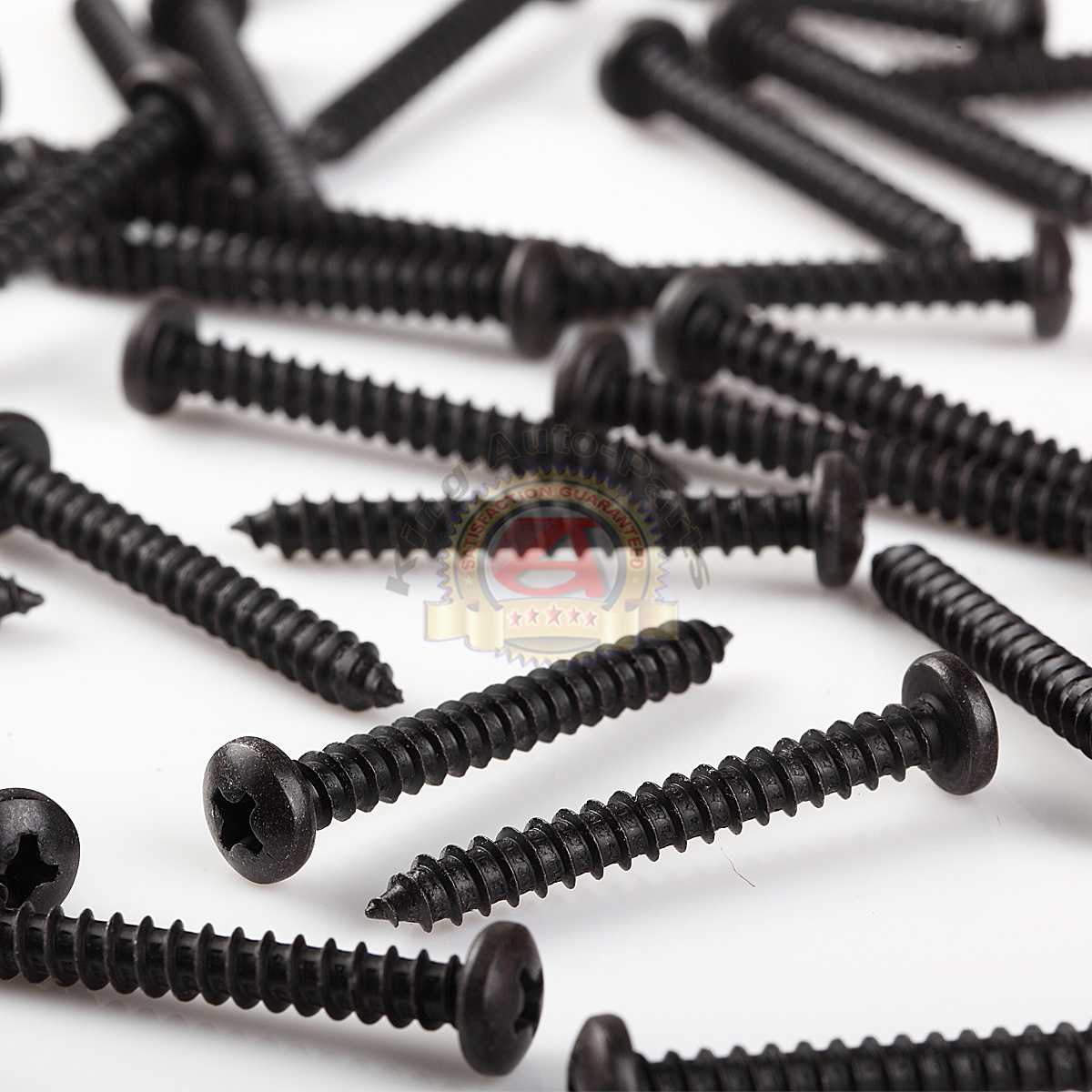 Phillips Pan Head Black Oxide Sheet Metal Screws Stainless Steel 8 x 1