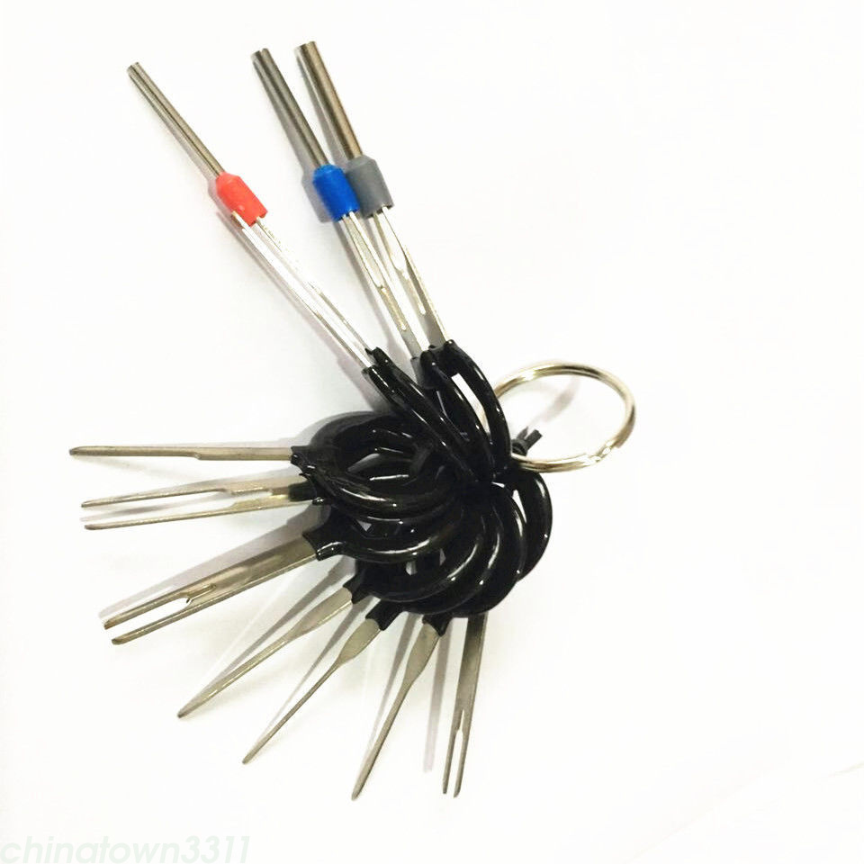 Car Plug Circuit Board Wire Harness Terminal Extractor Pick Connector Tool 11PCS