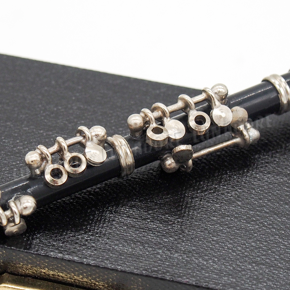 112 Black Miniature Music Musical Instrument w/ Case & Stand