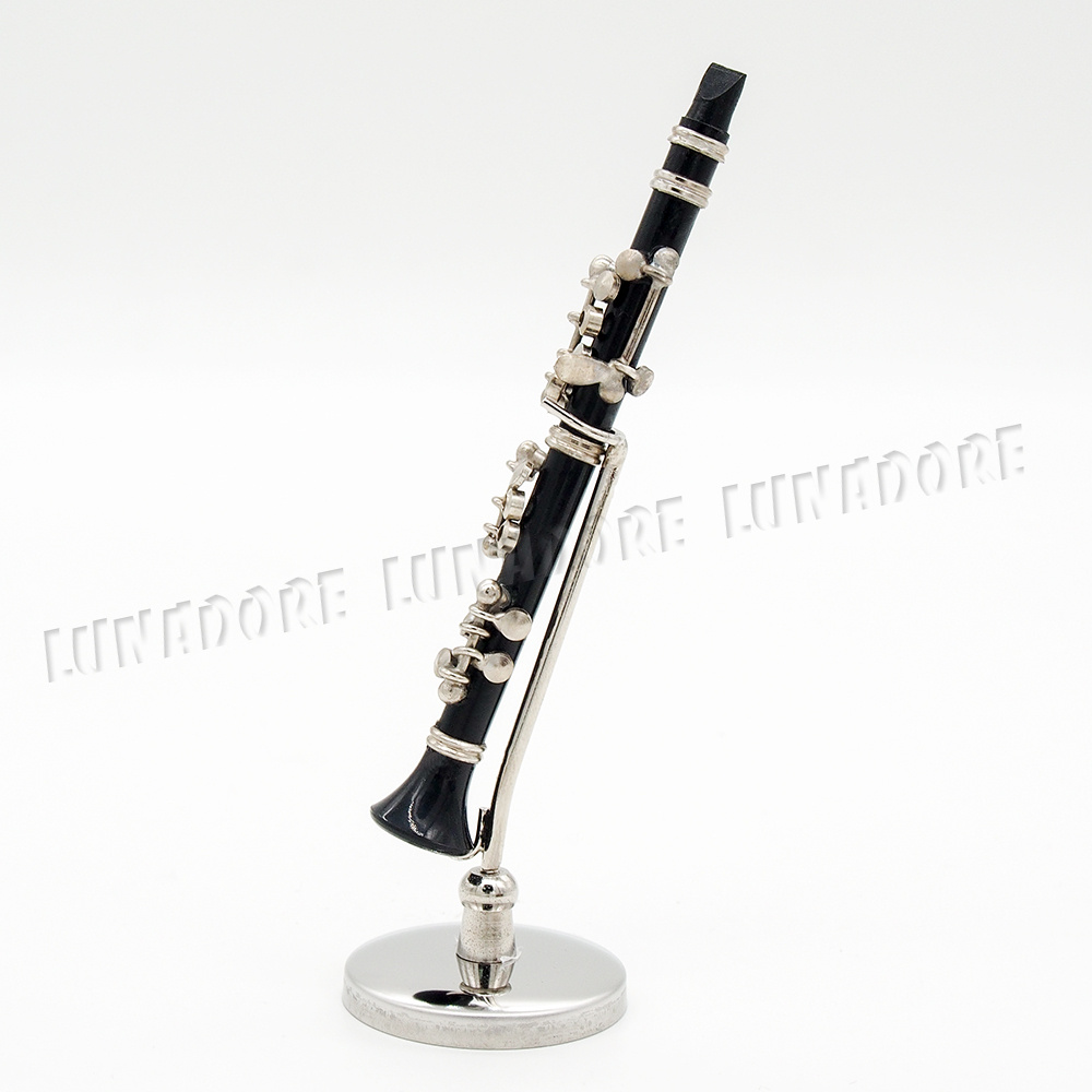 112 Black Miniature Music Musical Instrument w/ Case & Stand