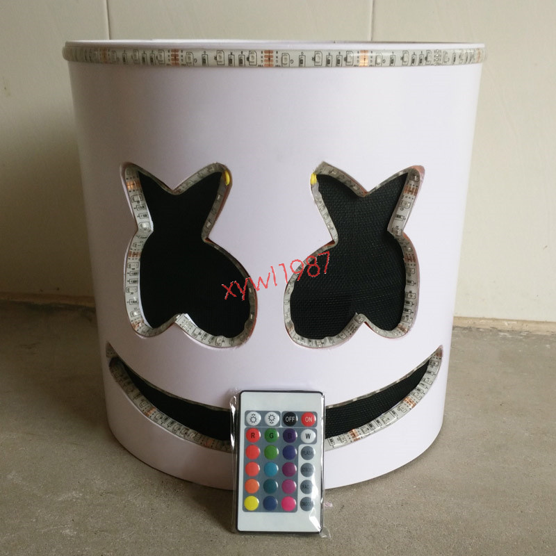 marshmello helmet marshmello full head latex white cosplay costume helmet marshmello helmet marshmello full head latex white cosplay costume helmet