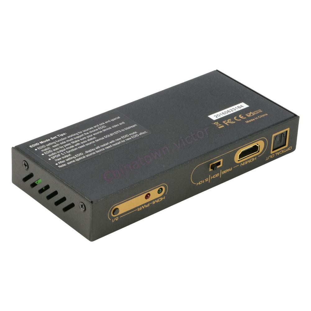 HDMI to HDMI+Audio Decoder Extractor Splitter SPDIF Digital Optical/ Analog 5.1