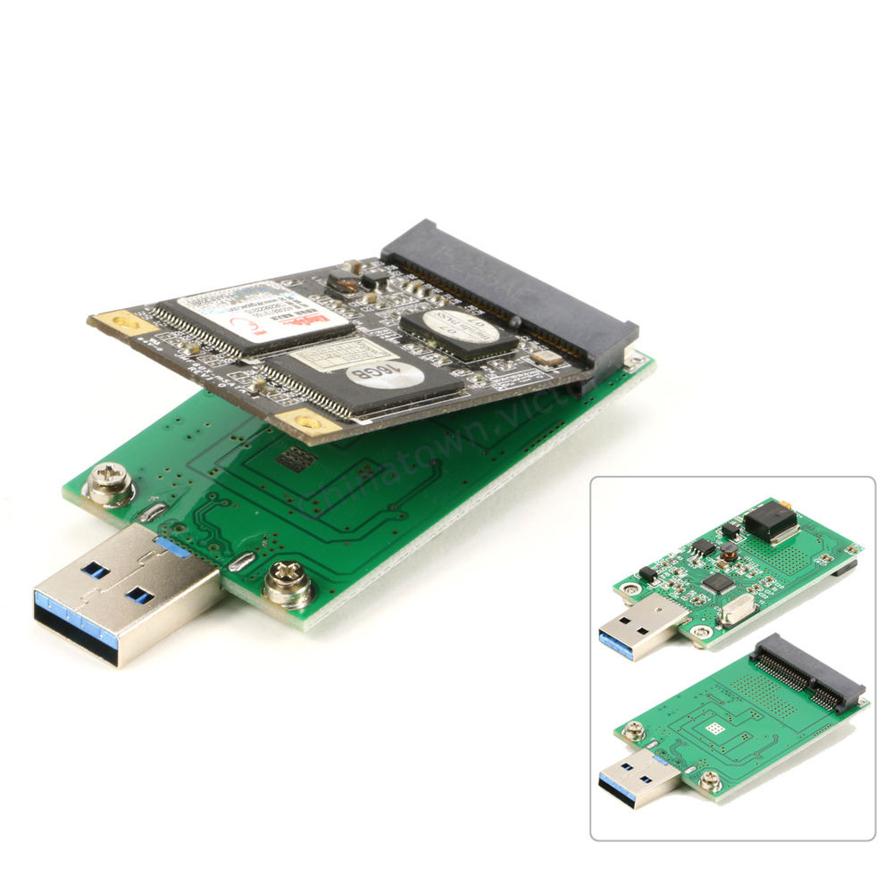 mSATA SSD to USB 3.0 Converter Adapter ASM1153E Chip Support UASP SATA ...