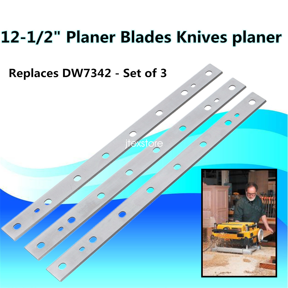 121/2" 320mm HSS Planer Blade For Dewalt DW734 DW7342 Replacement 3