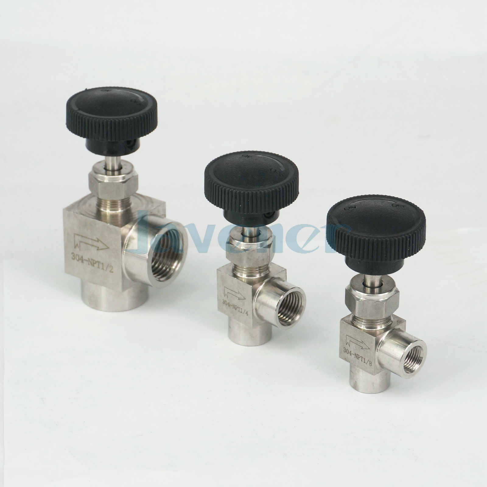 1 8 1 4 1 2 NPT Female Elbow Needle Valve 304 Stainless Steel Flow 
