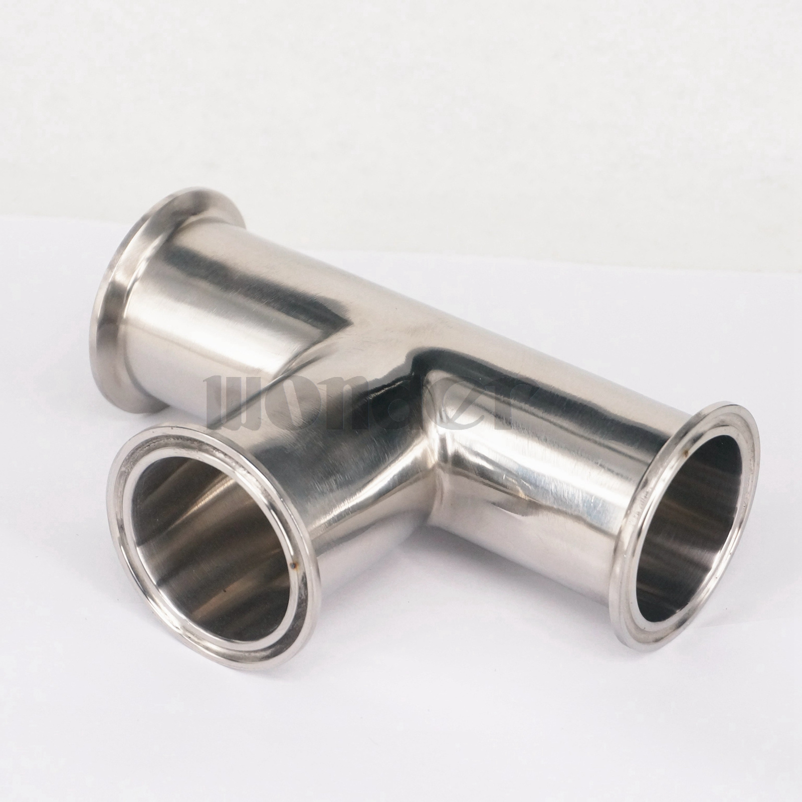 51mm Pipe OD x 2" Tri Clamp Tee 3 Way SUS304 Sanitary Fitting Homebrew
