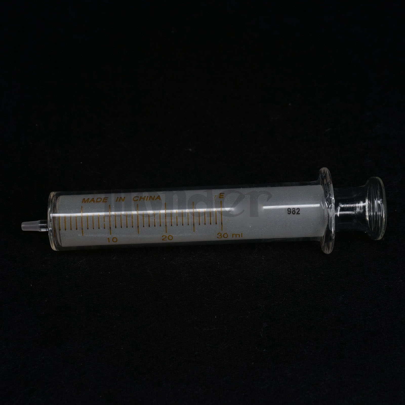 30ml Glass Syringe Injector Lab Sampler Standard Diameter