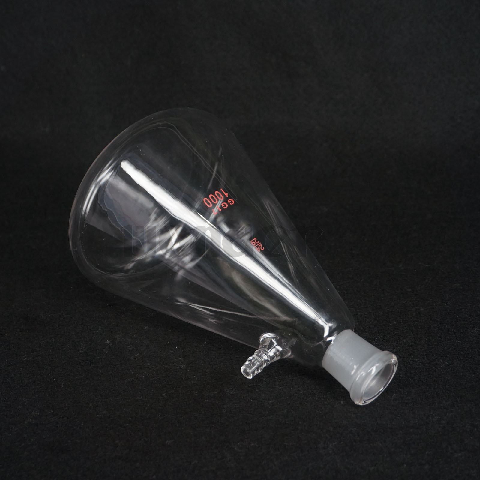 1000ml 24/29 Ground Joint Conical Filter Flask with Side Arm Lab