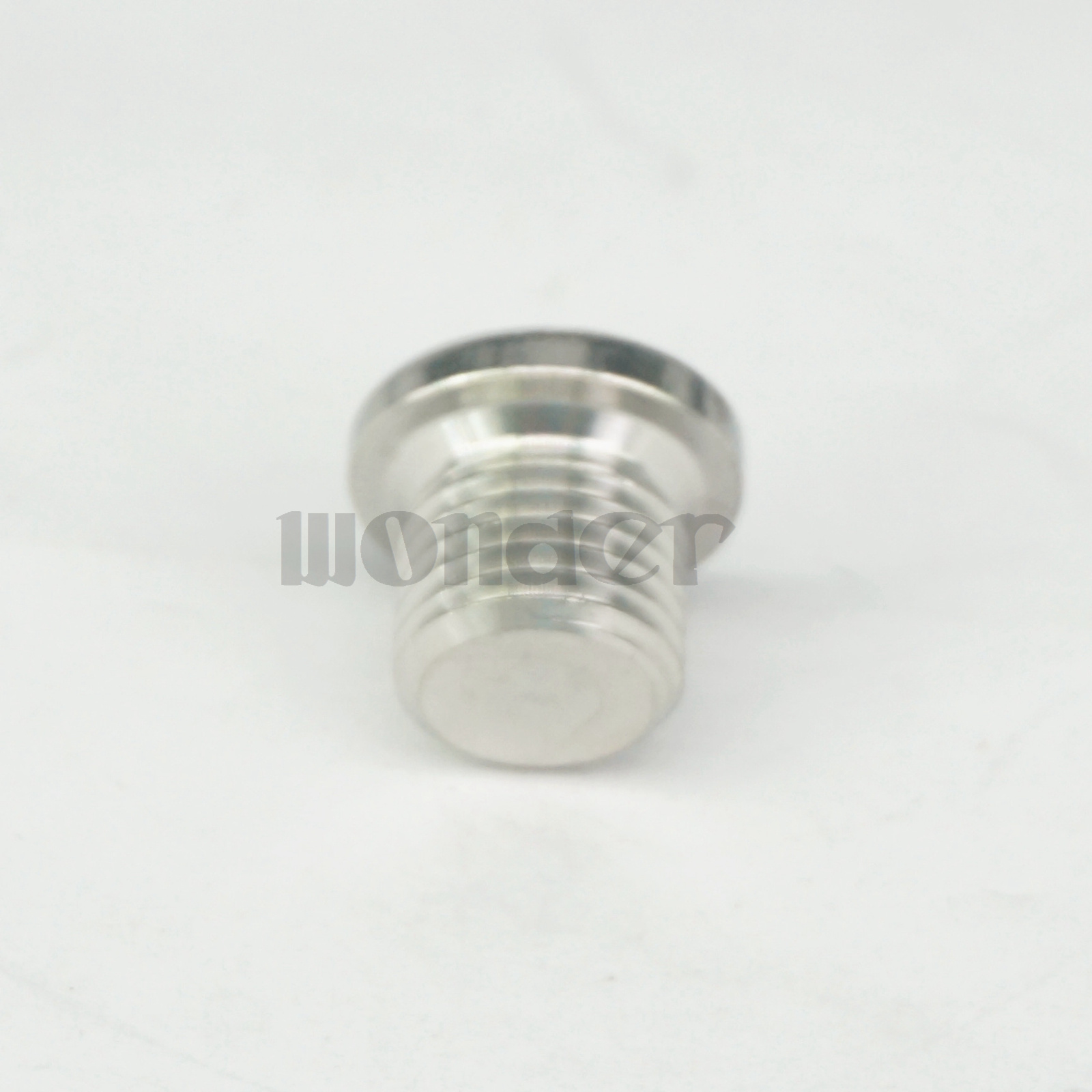 M14x1.5mm Male SS304 Countersunk End Plug With Flange Internal Hex Head