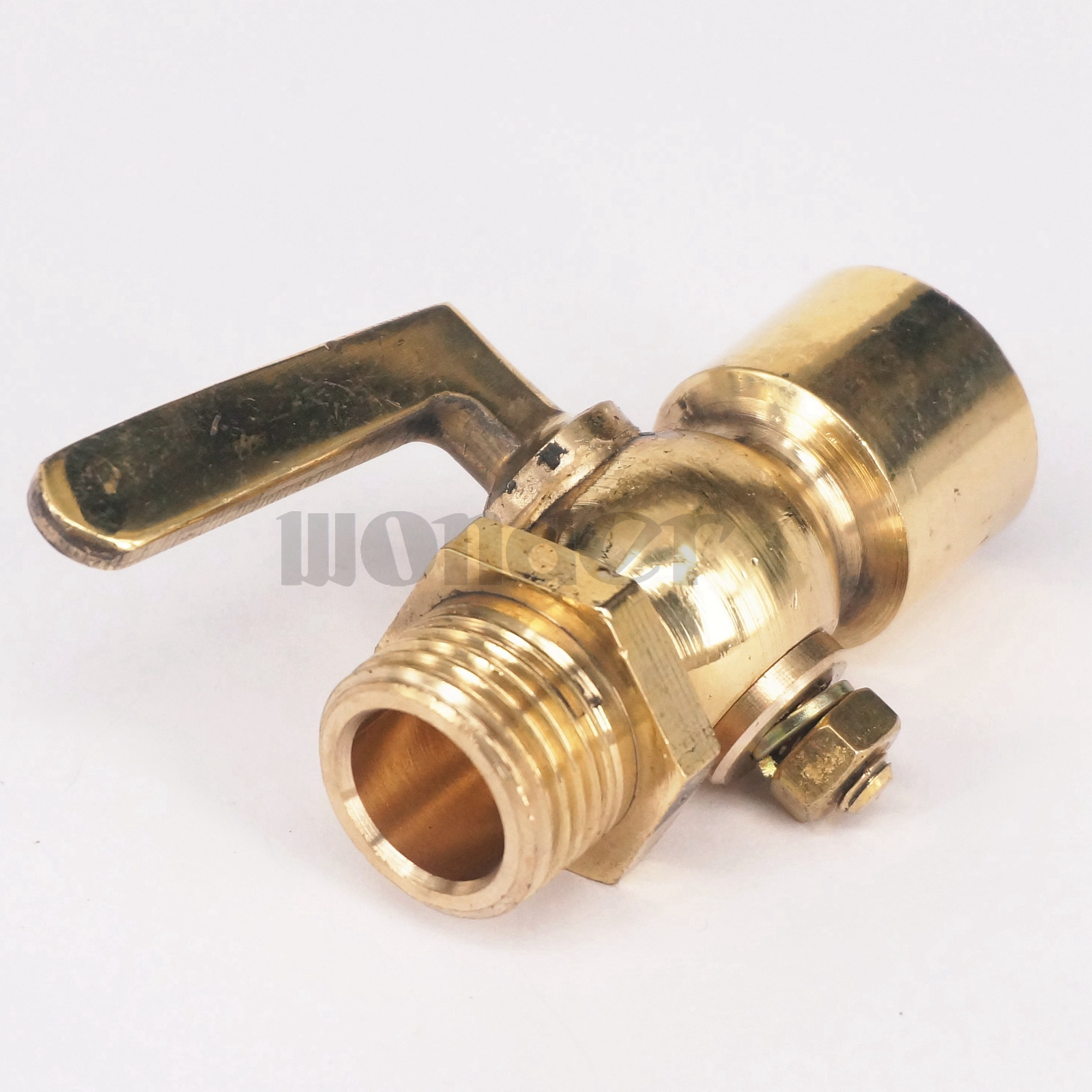 1/2" BSP Male To 1/2" BSP Female Brass Drain Petcock Shut Off Valve