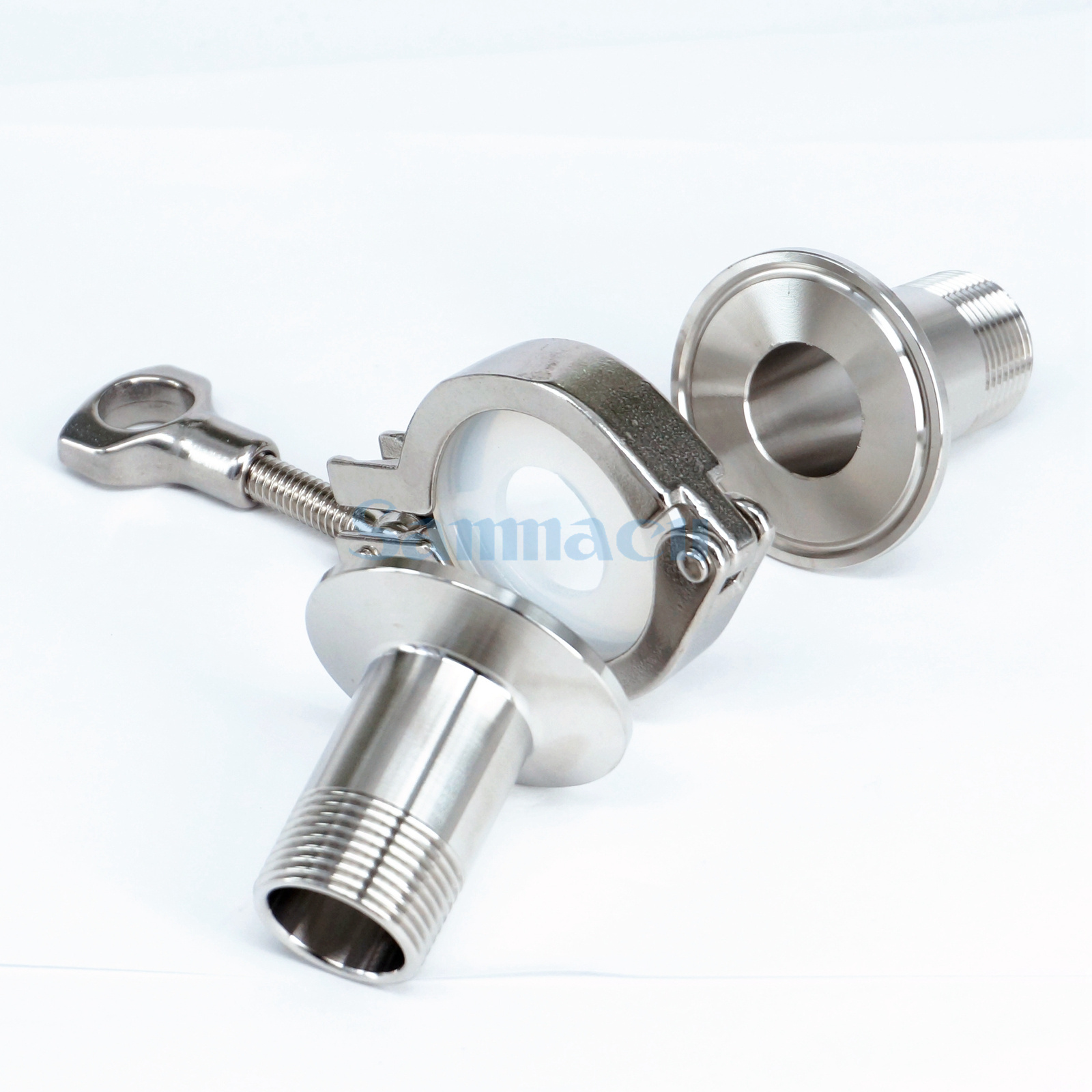 1/2"2" BSPT Male x 1.5" 2" 2.5" Tri Clamp Set SUS304 Sanitary Fitting