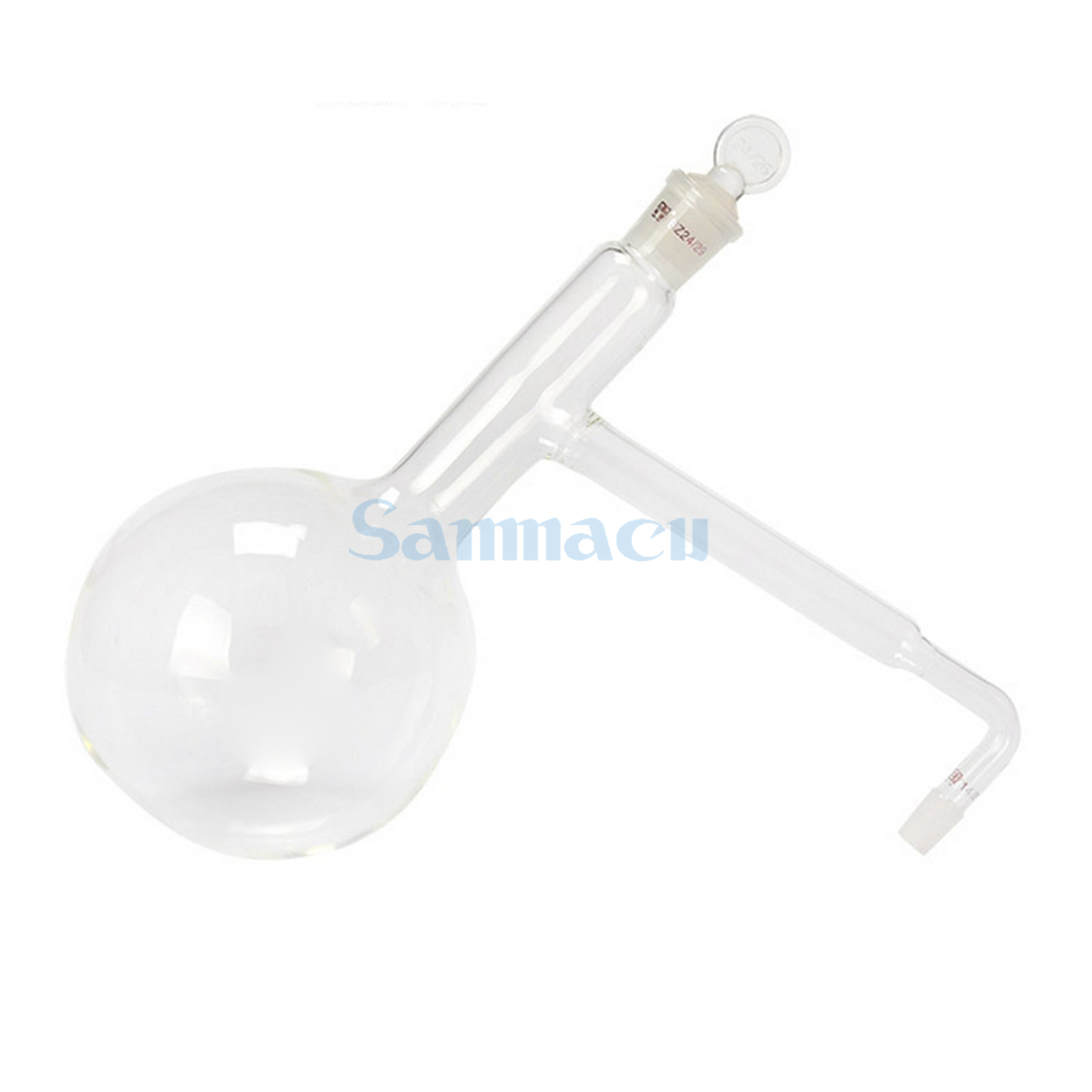 500/1000ml Lab Distilling Apparatus Round Flask with Coil Glass