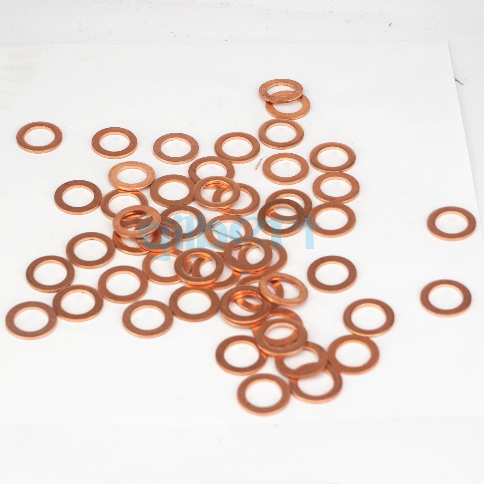 Dense Anneaux en Cuivre 6x10x1 mm 25 Pièce