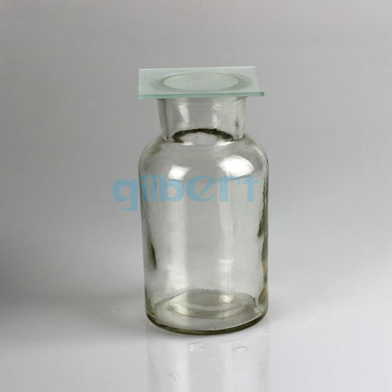 60/125/250/500ml Lab Glass Gas Collecting Bottle with Frosted Glass Cap