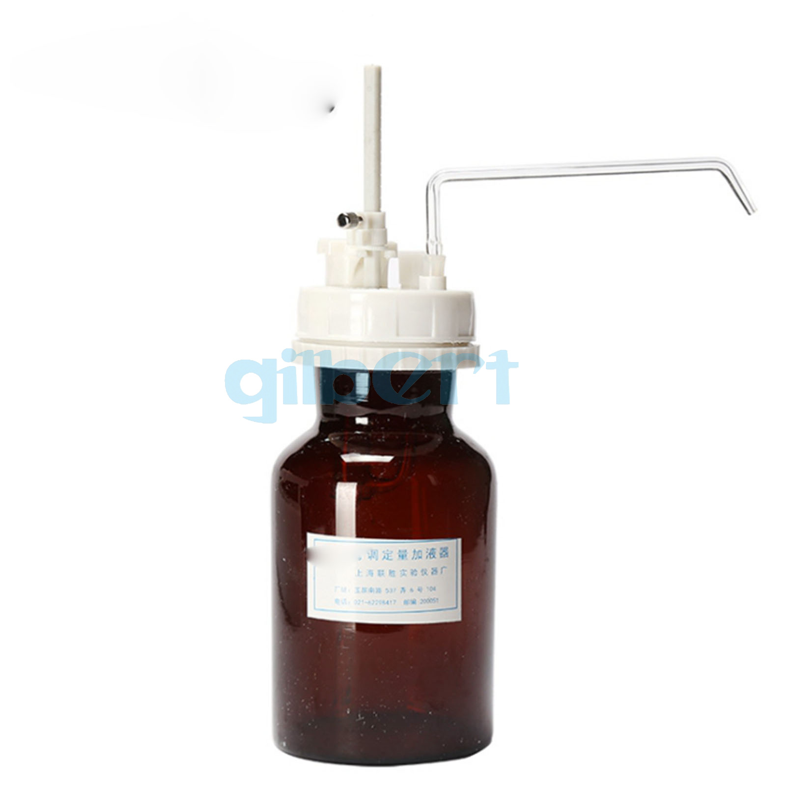 5/10ml Brown Builtin II Type Adjustable Reagent Dispenser 500/1000ml