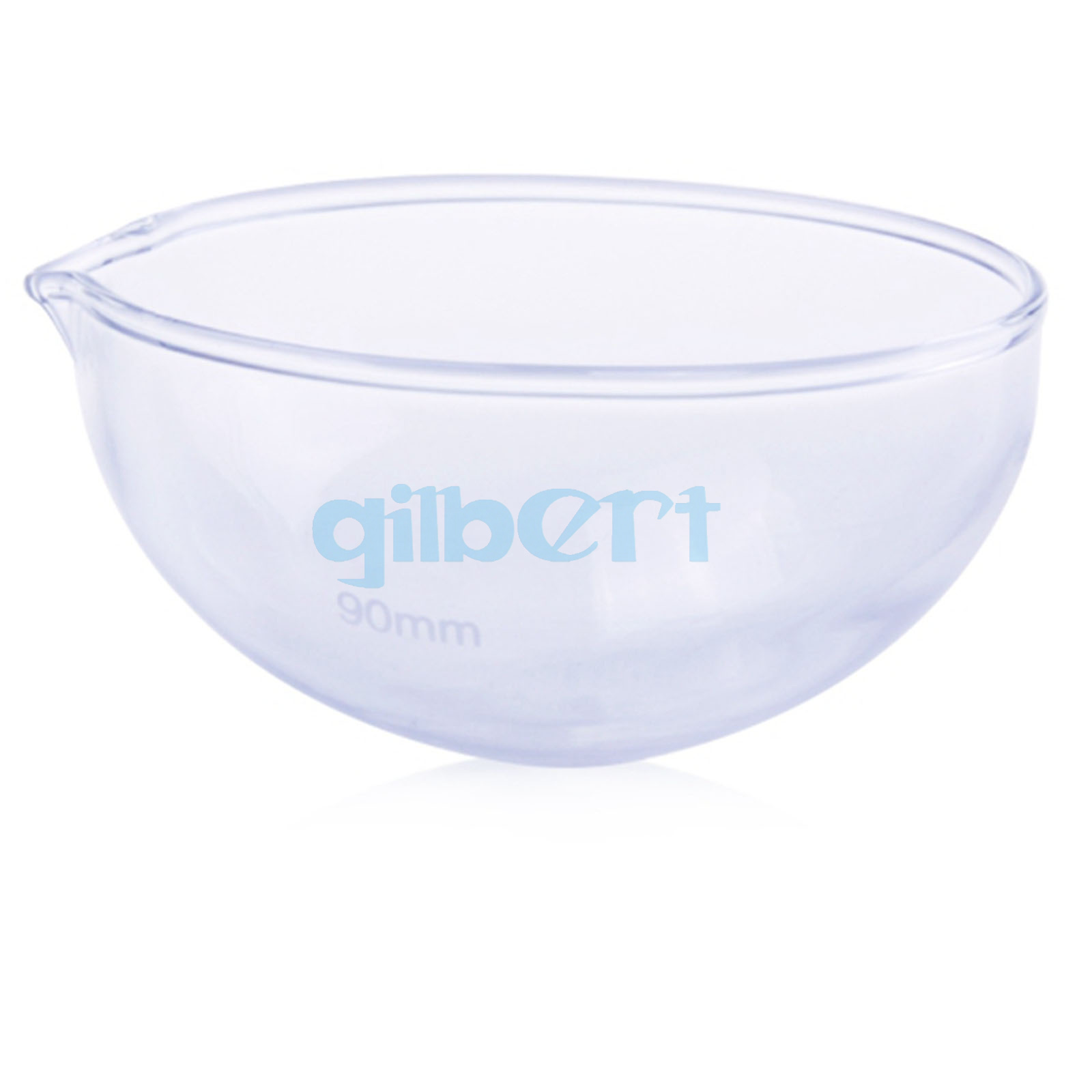 60150mm Diameter Lab Glass Evaporating Dish Round Bottom with Spout eBay