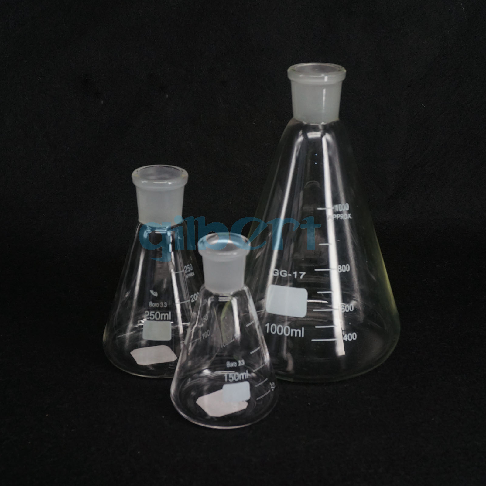 50250ml Quickfit Multiple Ground Joint Conical Flask Erlenmeyer Lab