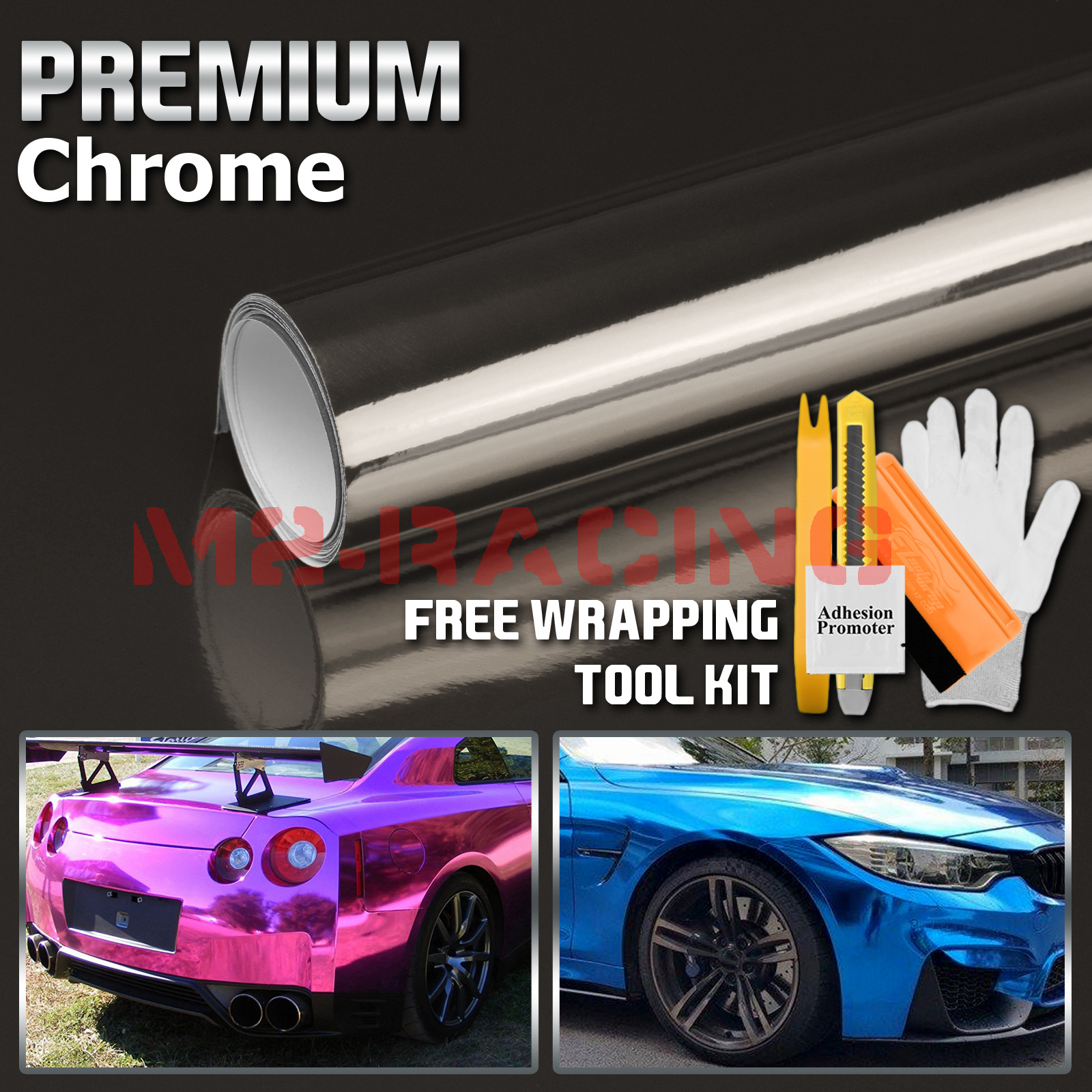 *24/"x60/" Gloss Glossy Red Car Vinyl Wrap Sticker Decal Air Release Bubble Free