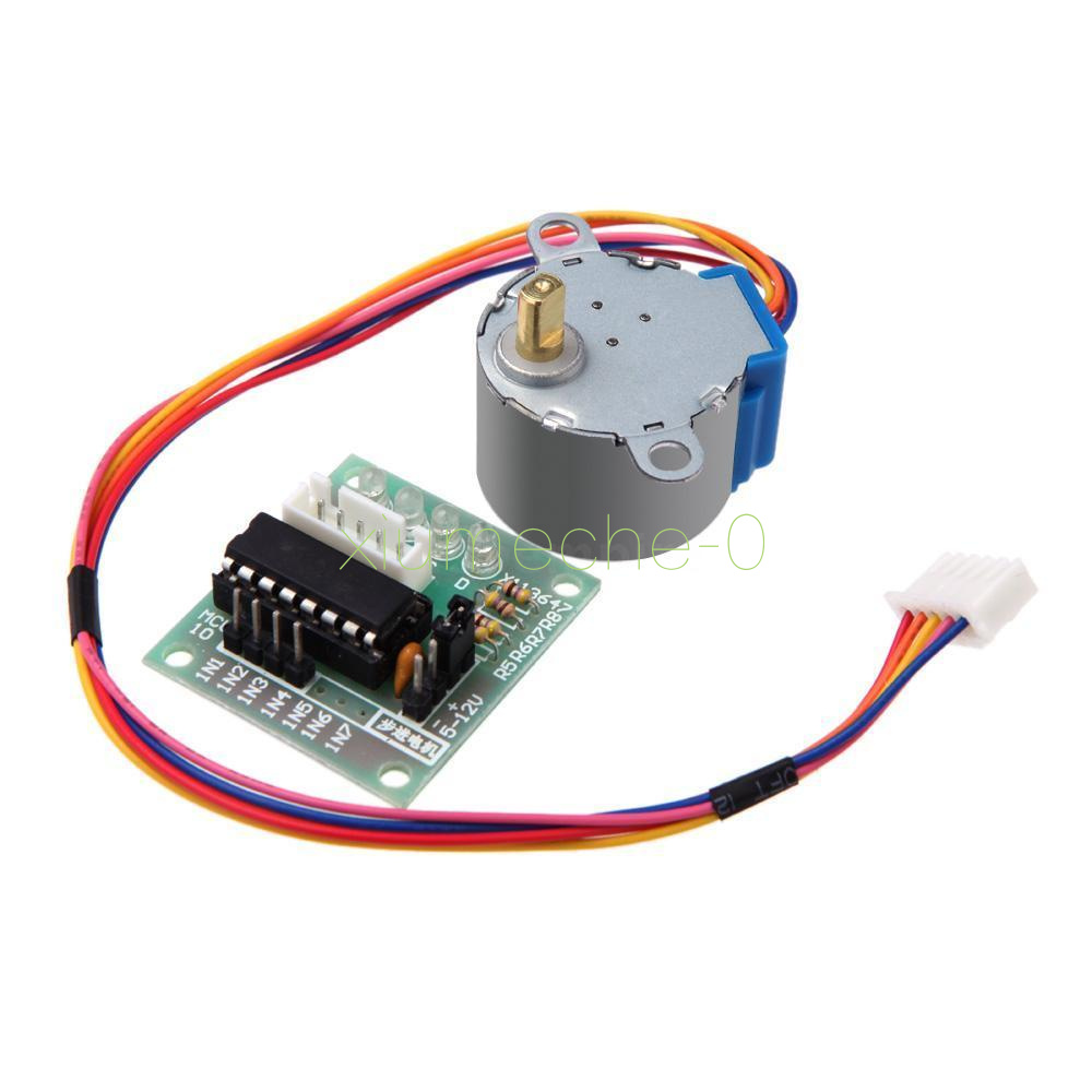 Allpartz 2PCS 5V 28BYJ-48 Stepper Motor within ULN2003 Drive Test Module Board for DIY Experiment