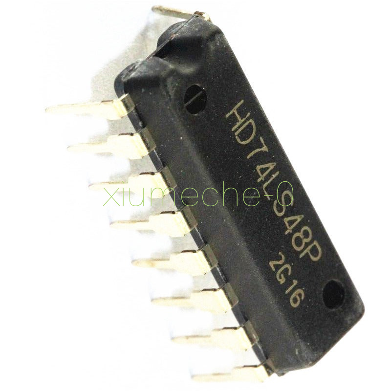 5PCS 100/% original HITACHI 74LS48 DIP16 DIP-16 IC NEW
