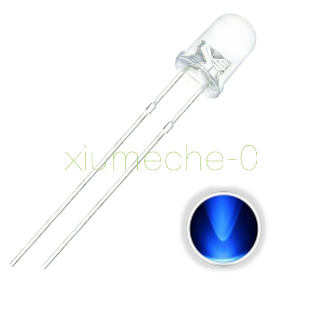 1000Pcs 3mm White Round LED 5000mcd Super Bright Led Lamp
