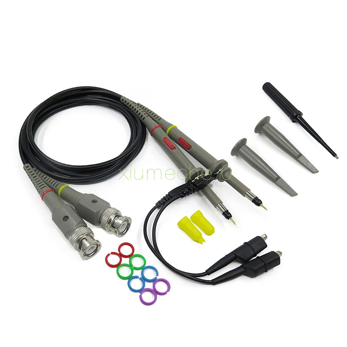 P6100 BNC Oscilloscope Probe Kit Scope Clip High Sensitivity1X 10X ...