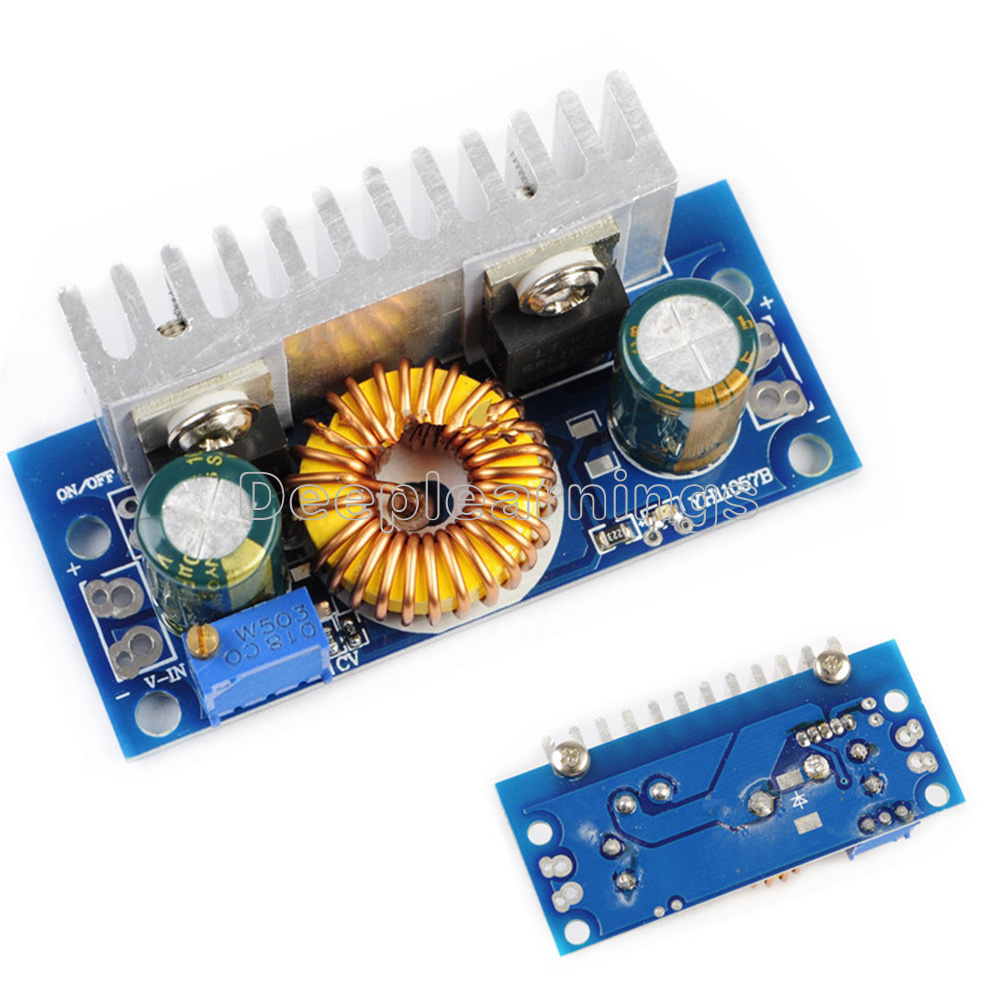 DC-DC Boost Step-up ajustable Convertidor de 5-32 V a 6-42 V 6 A Módulo de Fuente de alimentación
