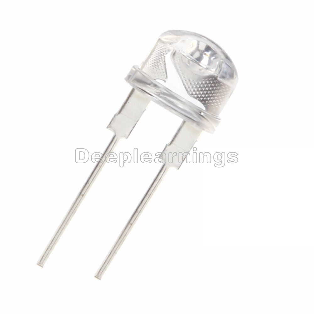 8mm 0.5W Yellow Straw Hat High-power Diodes LED Lamp StrawHat Leds New 100pcs
