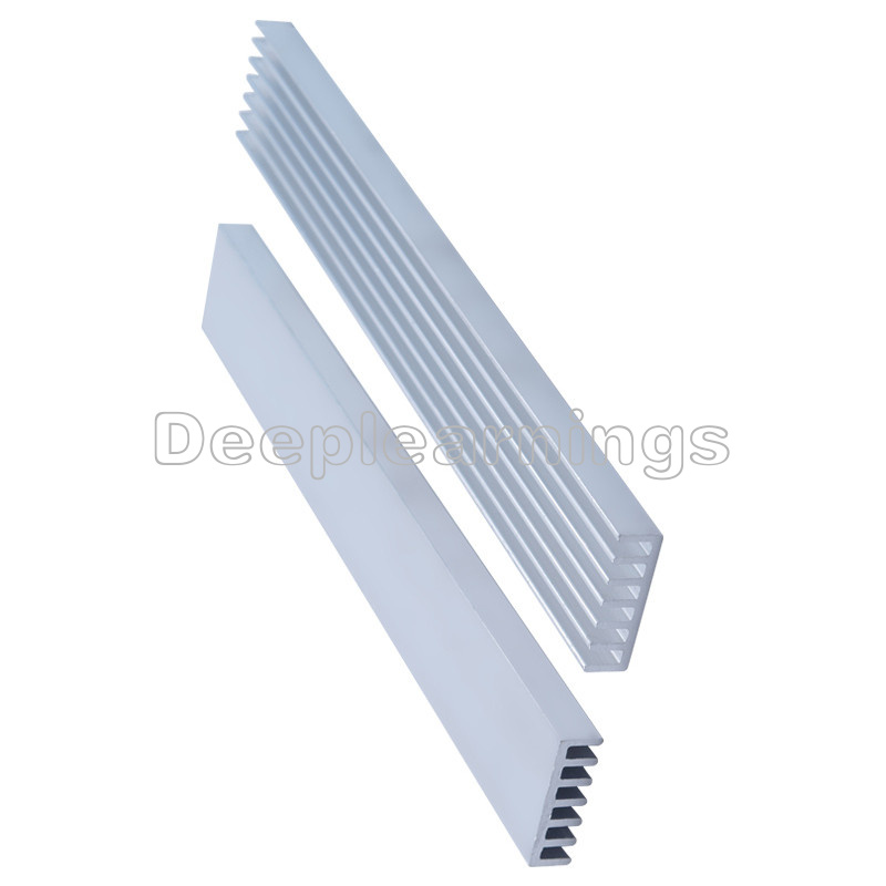 5pcs 150x20x6mm Silver-White LED Heat Sink Aluminum Cooling Fin Heat Sink MO
