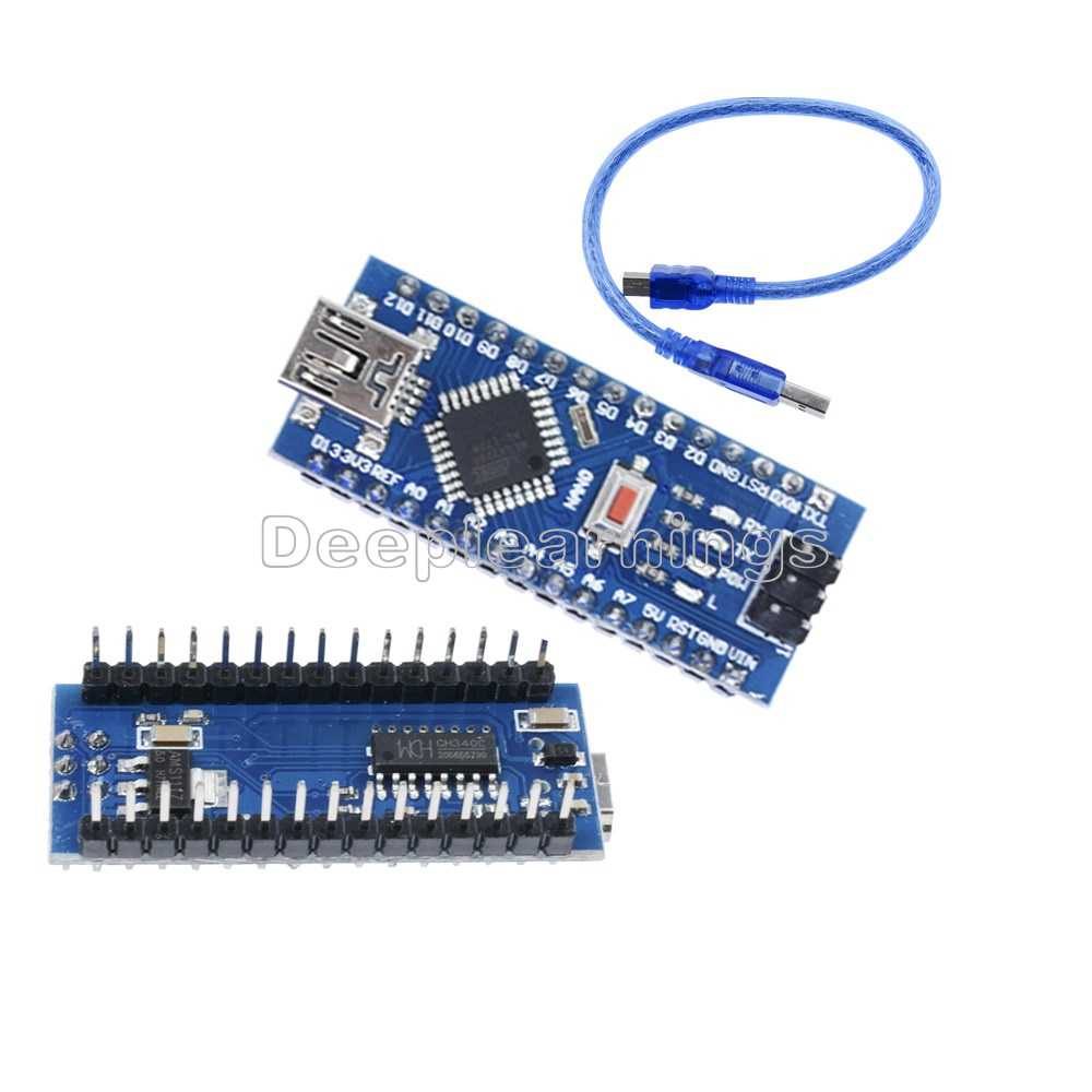 5V 16M Mini USB Nano V3.0 ATmega328 Micro-controller CH340 For Arduino NEU