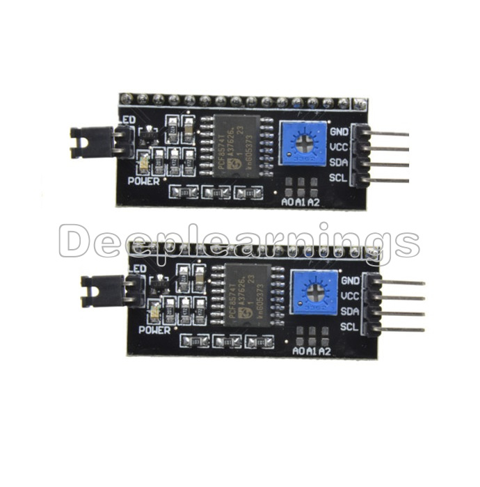 2//5//10PCS I2C IIC SPI TWI Serial Interface Board Module 1602LCD For Arduino