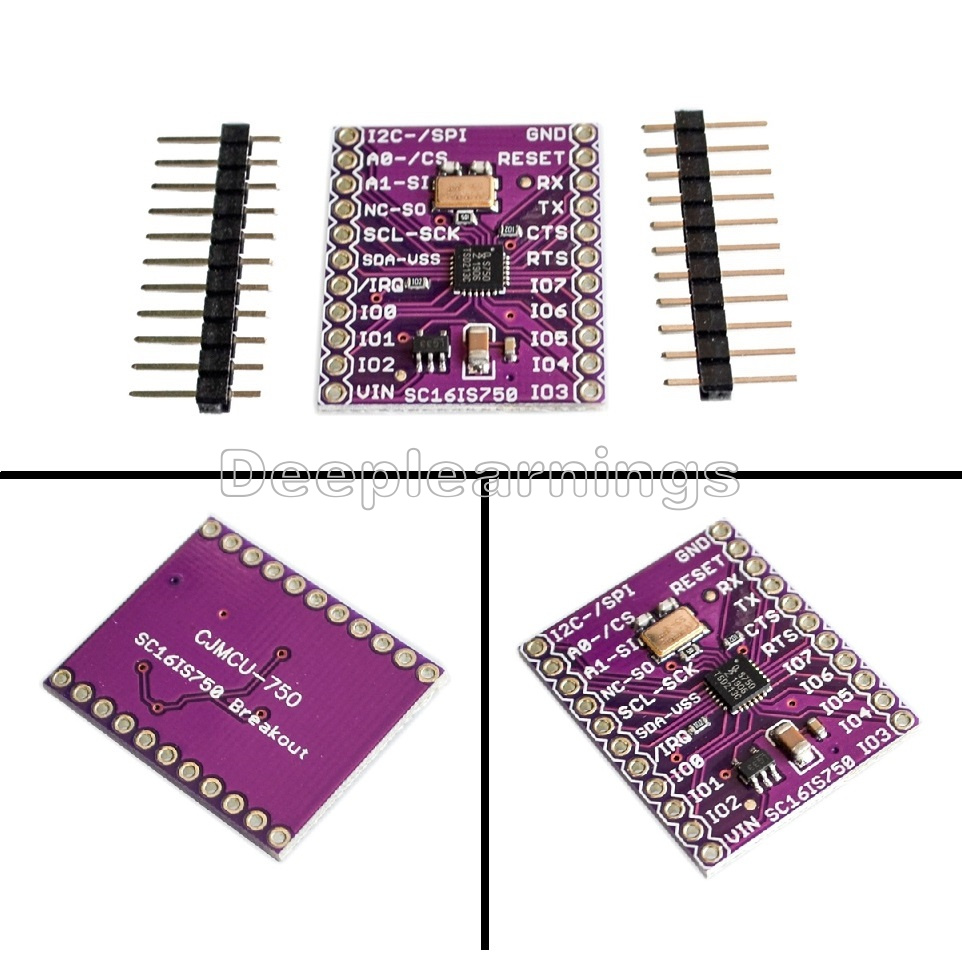 SC16IS750 Single UART w/ I2C-Bus/SPI Interface For Industrial Control ...