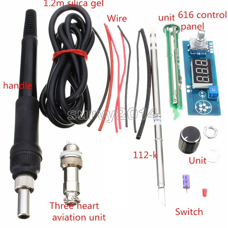 Digital Soldering Iron Station Temperature Controller Kits For HAKKO T12 Handle
