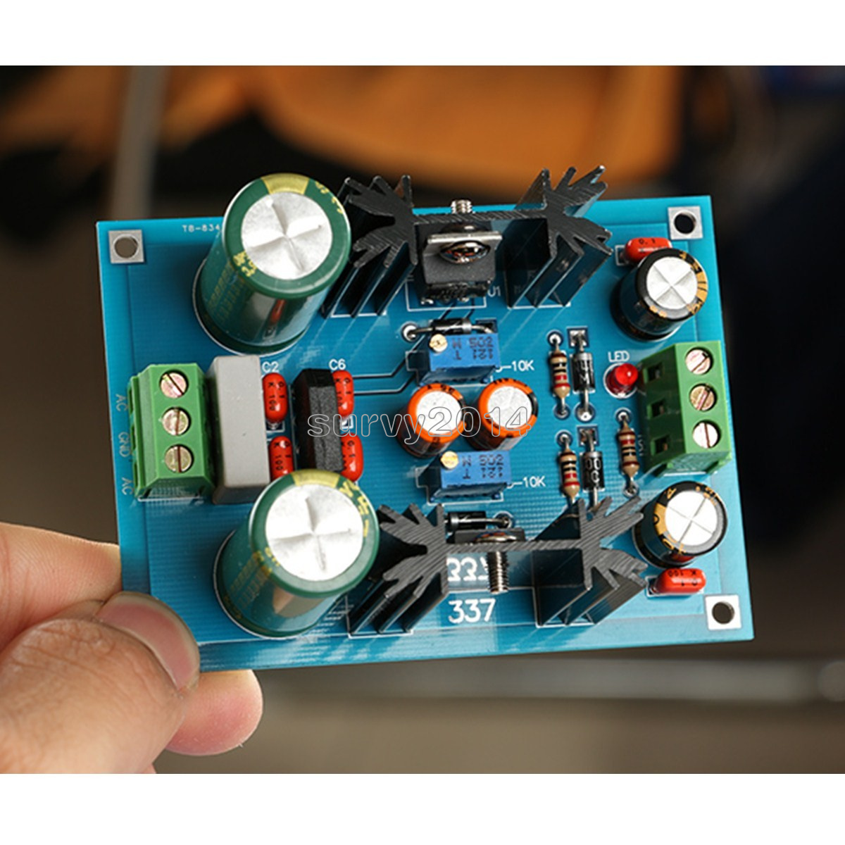 LM317 LM337 verstellbare Filtering Power Supply Kits Do it yourself AC