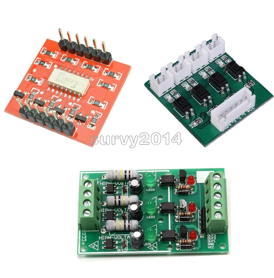 3//4 Channel TLP281 Optocoupler Isolation Opto-isolator High//Low Level Module
