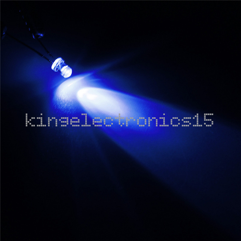 300pcs Mix 3mm Blue Red Yellow Green Round Light Emitting LED Diode Assorted UK
