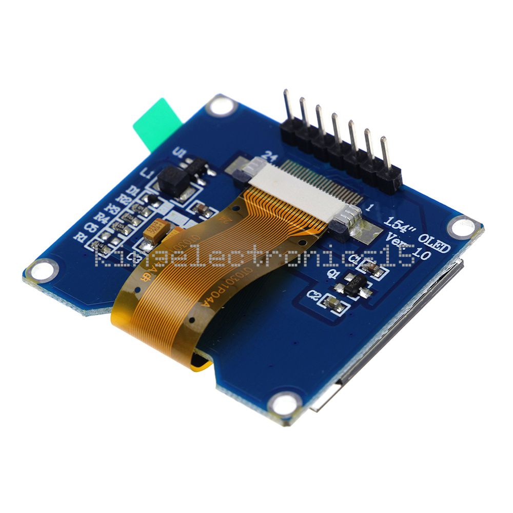 1.54in White 18864 OLED Display Module SPI Interface 3.3-5V SSD1309