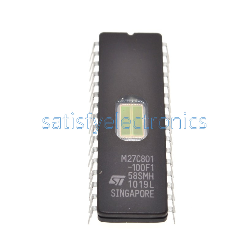 M27C801-100F1 27C801 ST IC EPROM UV 8MBIT 100NS 32CDIP NEW